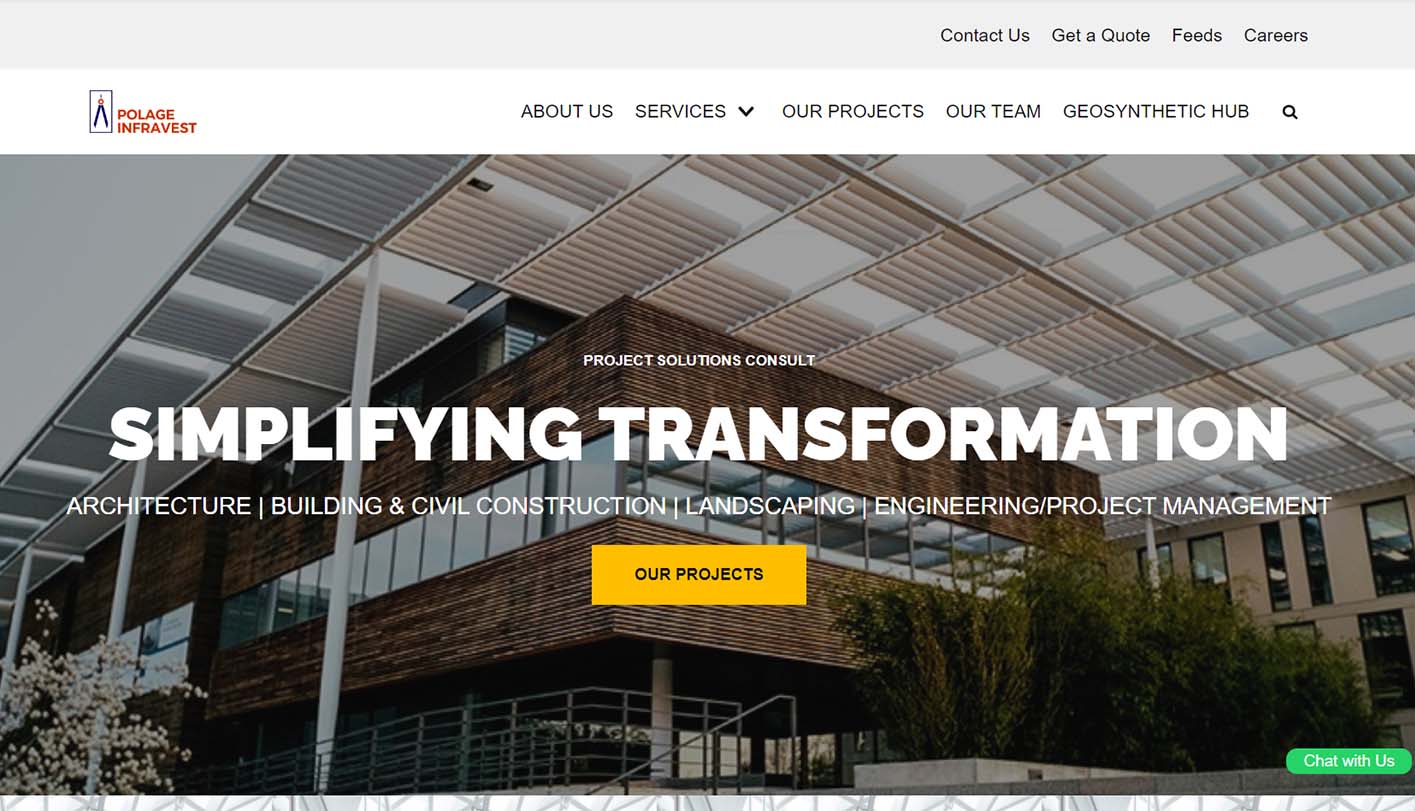 Polage Infravest Website