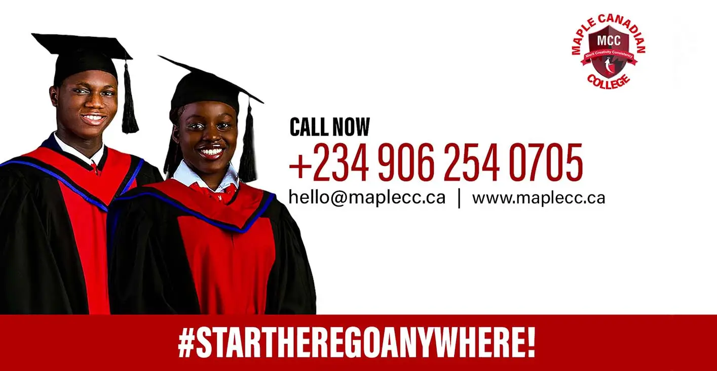 Maple Canadian College banner