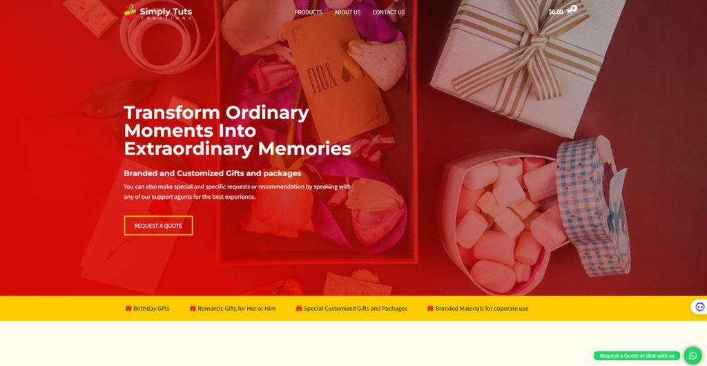 Simply Tuts website Portfolio